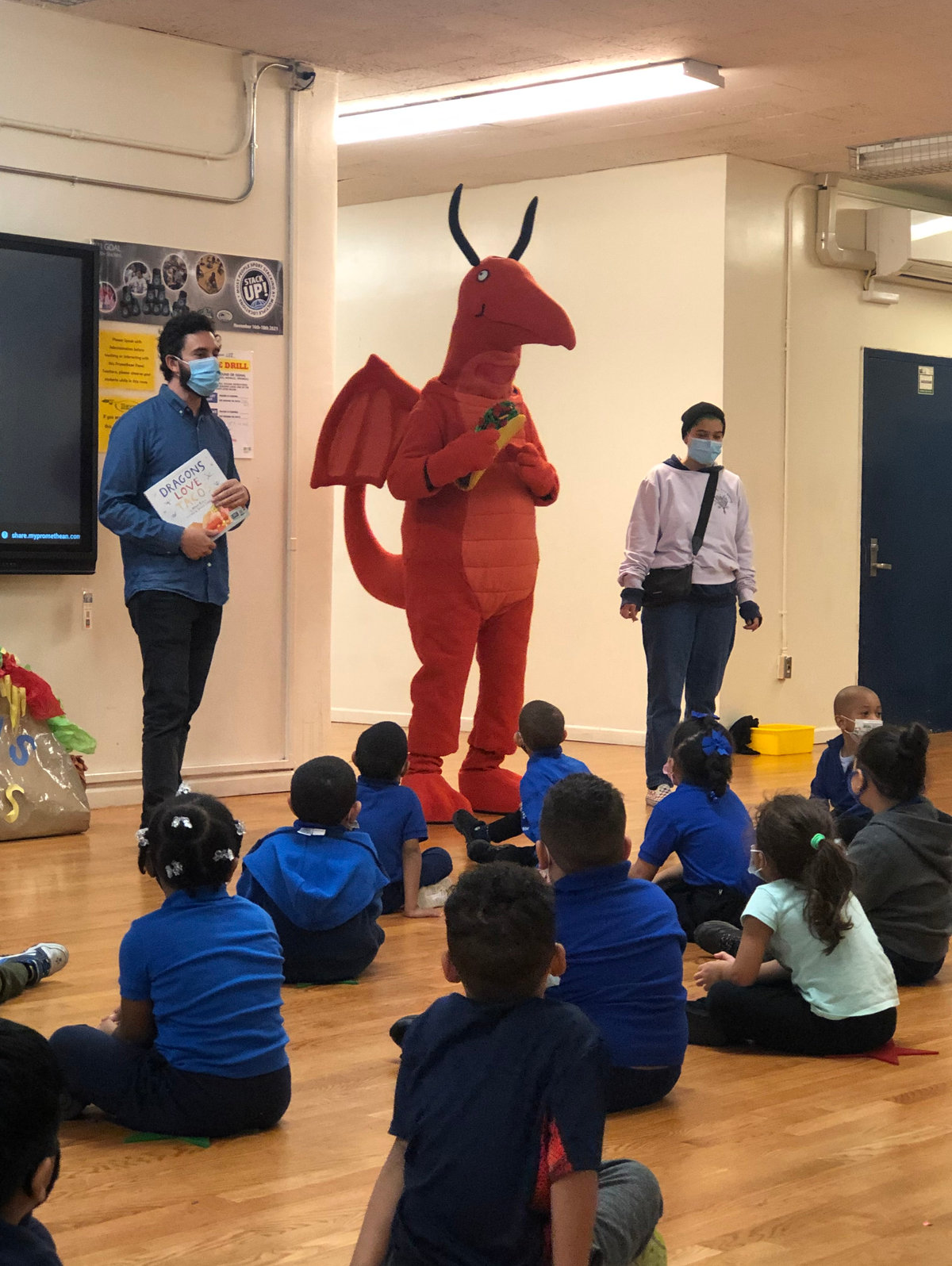 LINC and Author Adam Rubin Help P.S. 189 #TacoBoutBooks!