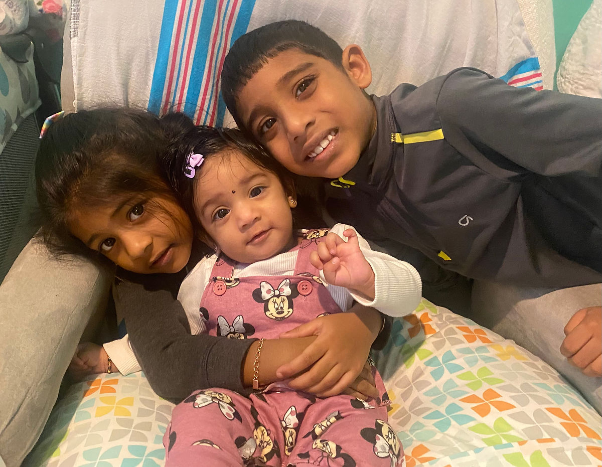 Siblings who Love to Read: the Brijlal Family