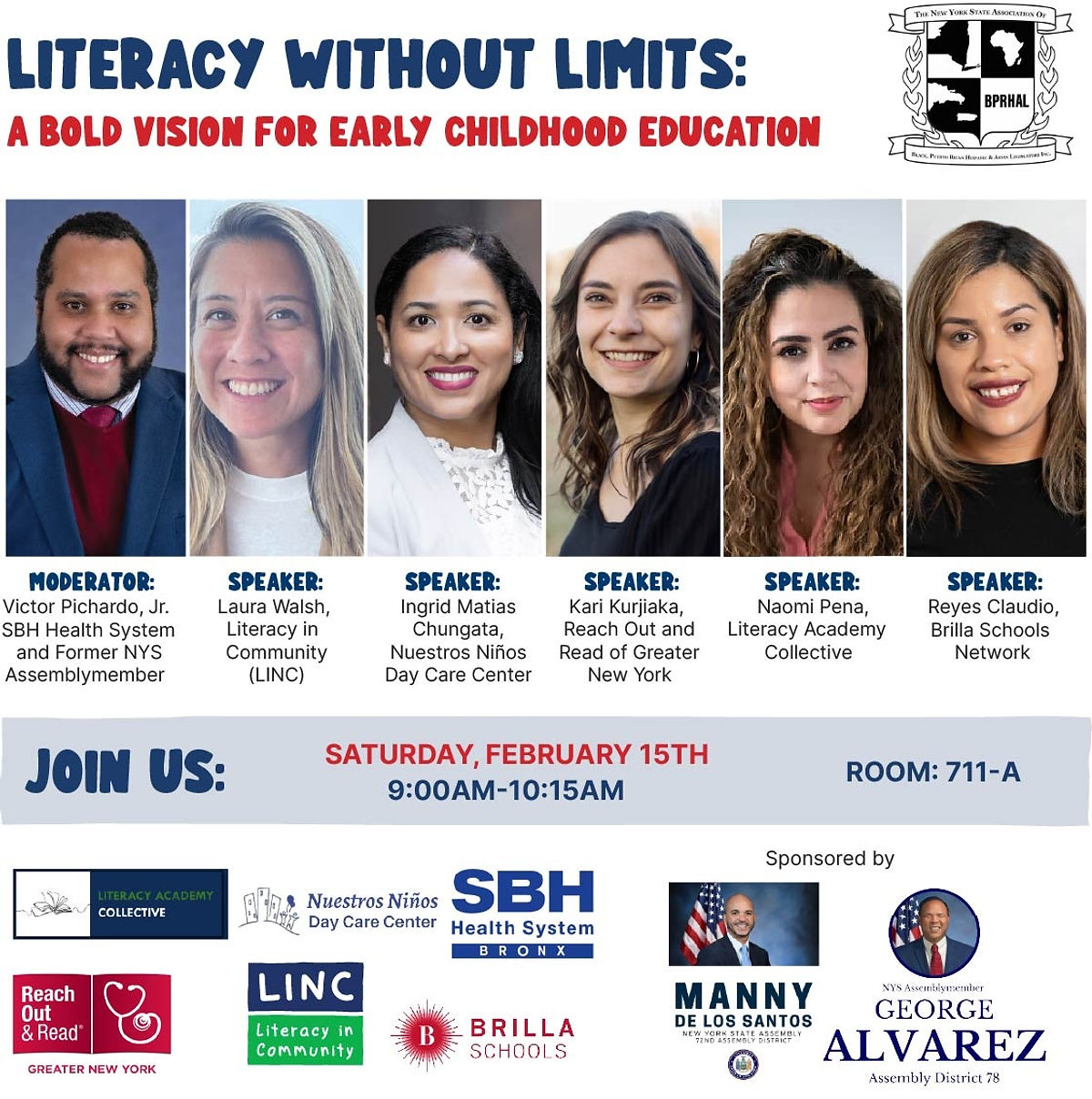 Literacy Without Limits: A Bold Vision for Early Childhood Education to be Presented at the 54th Annual Legislative Conference on February 15