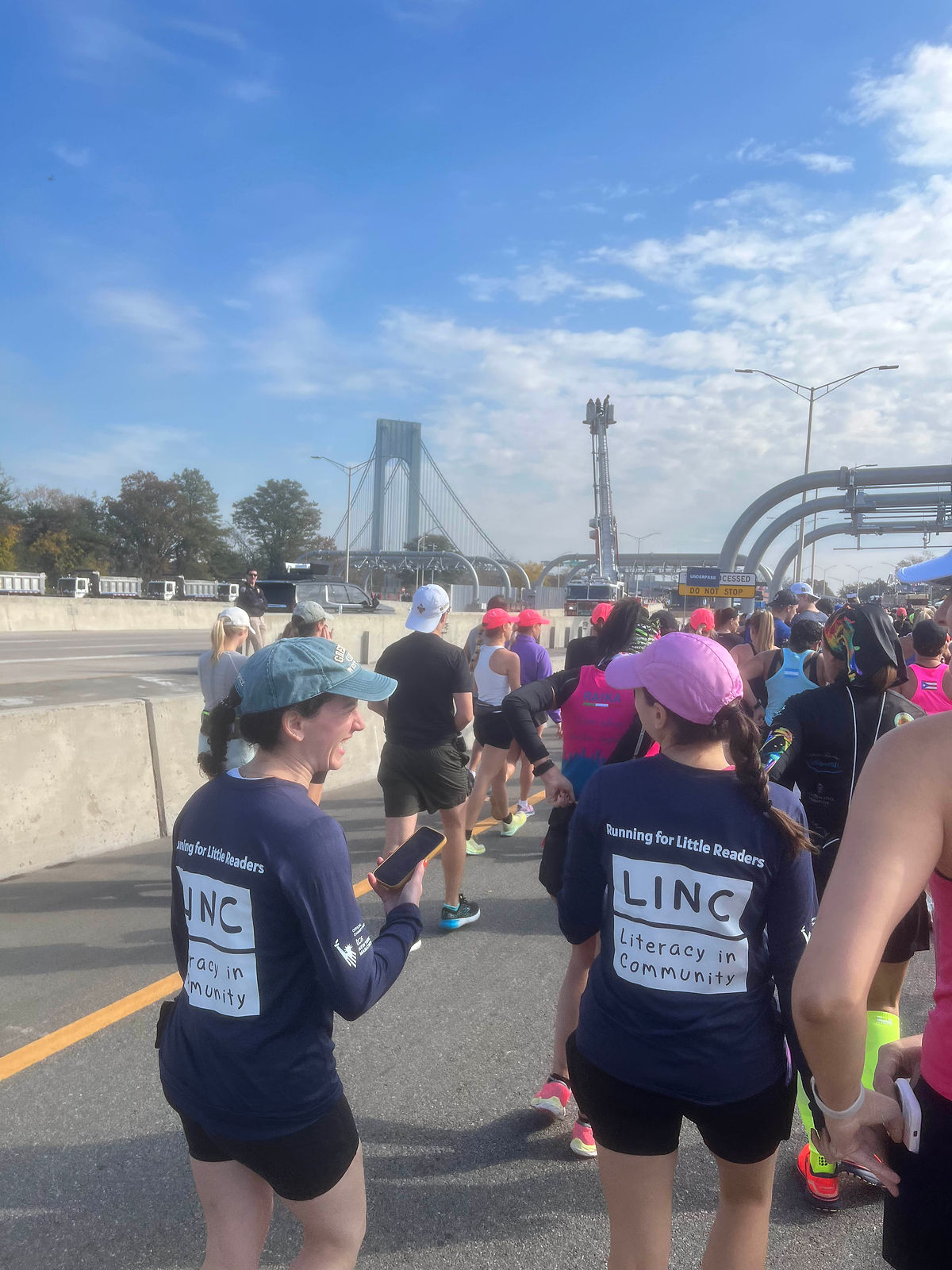 Reading and Running in Community: Team LINC Trains for the NYC Marathon