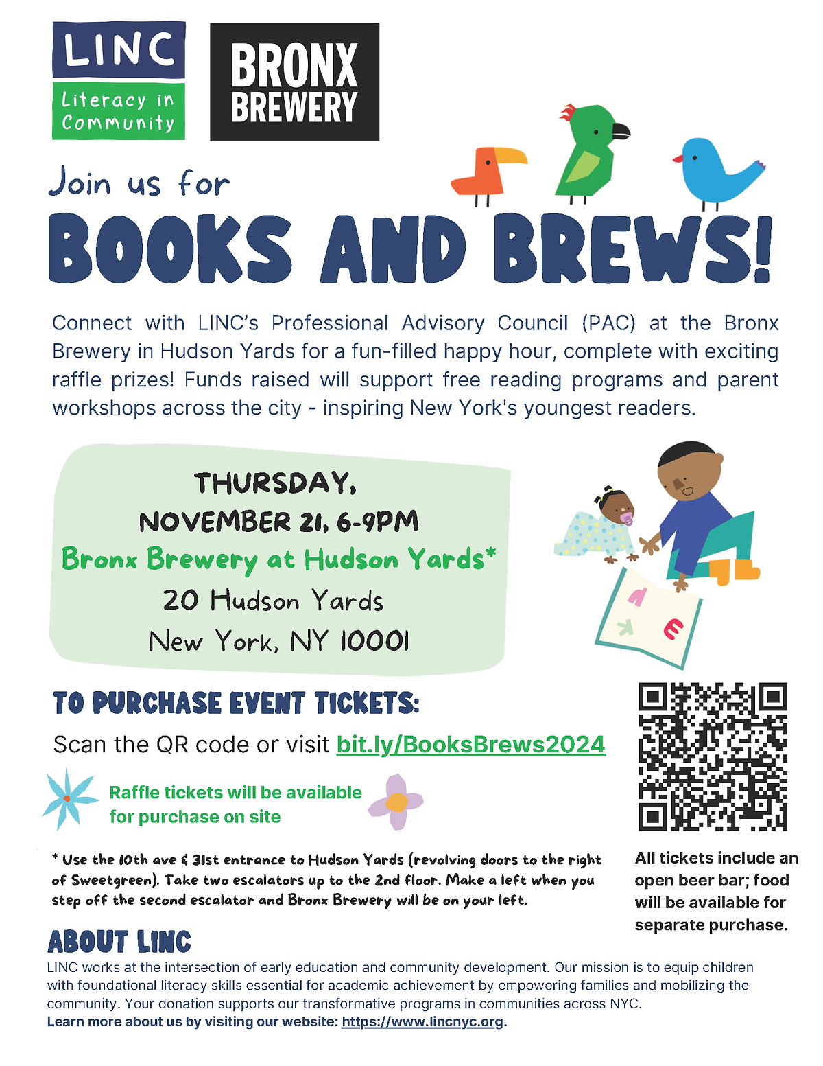You’re Invited to Books & Brews on November 21st!