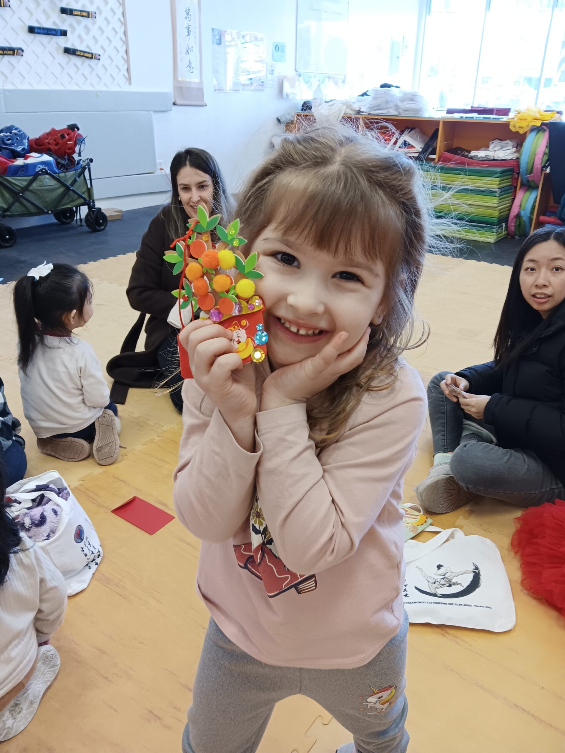 LINC Reads in the Lunar New Year at the New York Taekwondo Park in Staten Island with Most Terrific Day Care