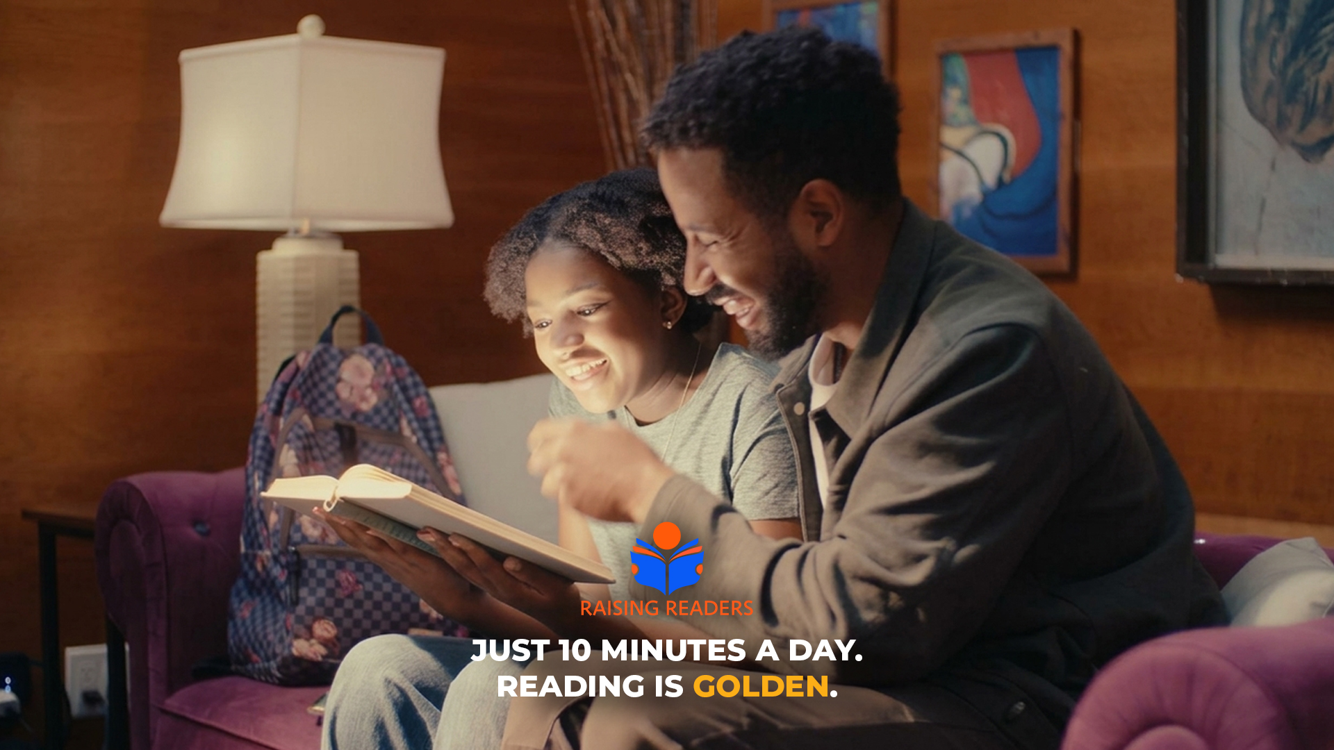 LINC is Proud to Partake in the Global Launch of Hachette Book Group’s Raising Readers PSA: 10 Minutes of Reading a Day. Golden.